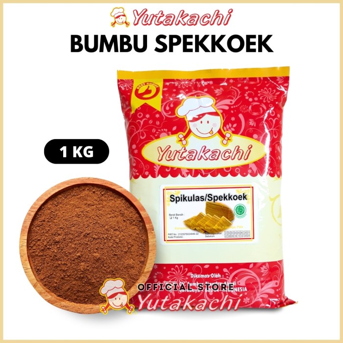 

Spikulas Bubuk 1 Kg Yutakachi / Bumbu Spekkoek / Spikoe / Spekulas