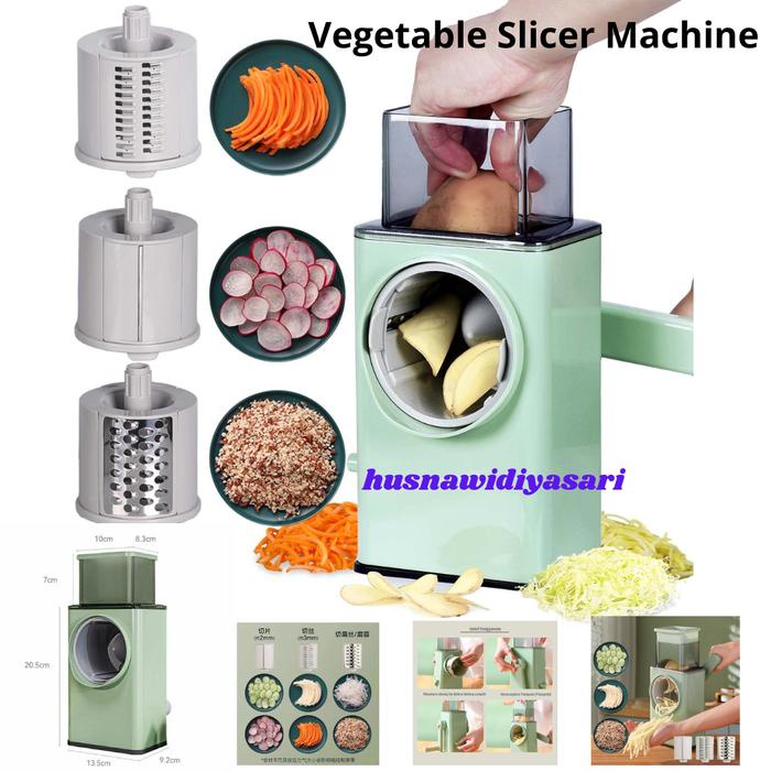 Vegetable Slicer Machine / Alat Pemotong Sayuran Parutan Serbaguna Multifungsi / Pengiris Sayur dan