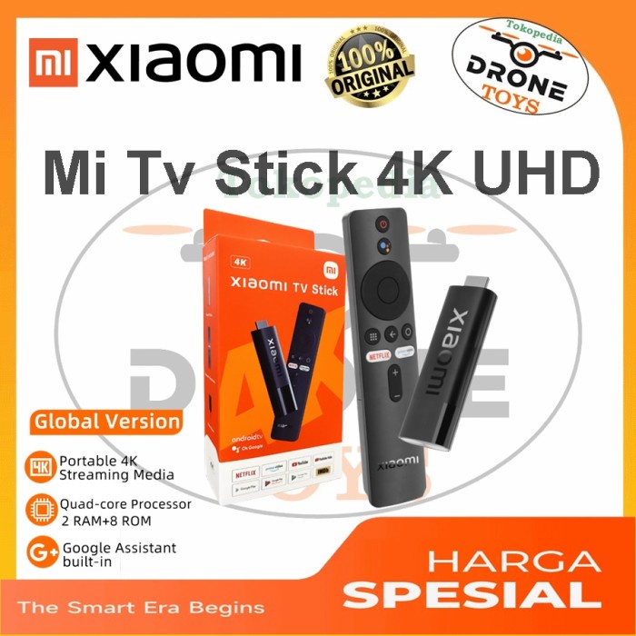 BEST SELLER Xiaomi Mi TV Stick 4K UHD Smart TV Android 11 Mi Stick Original