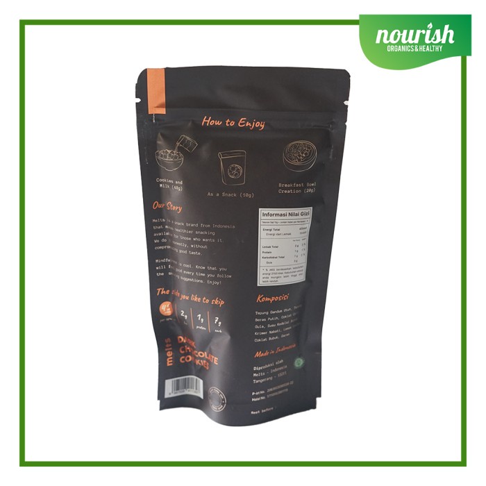 

HJK Melts Dark Chocolate Cookies 120g