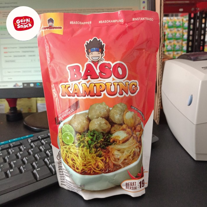 

Baso Kampung Bapper Komplit Extra Mie Kuning Khas Bandung