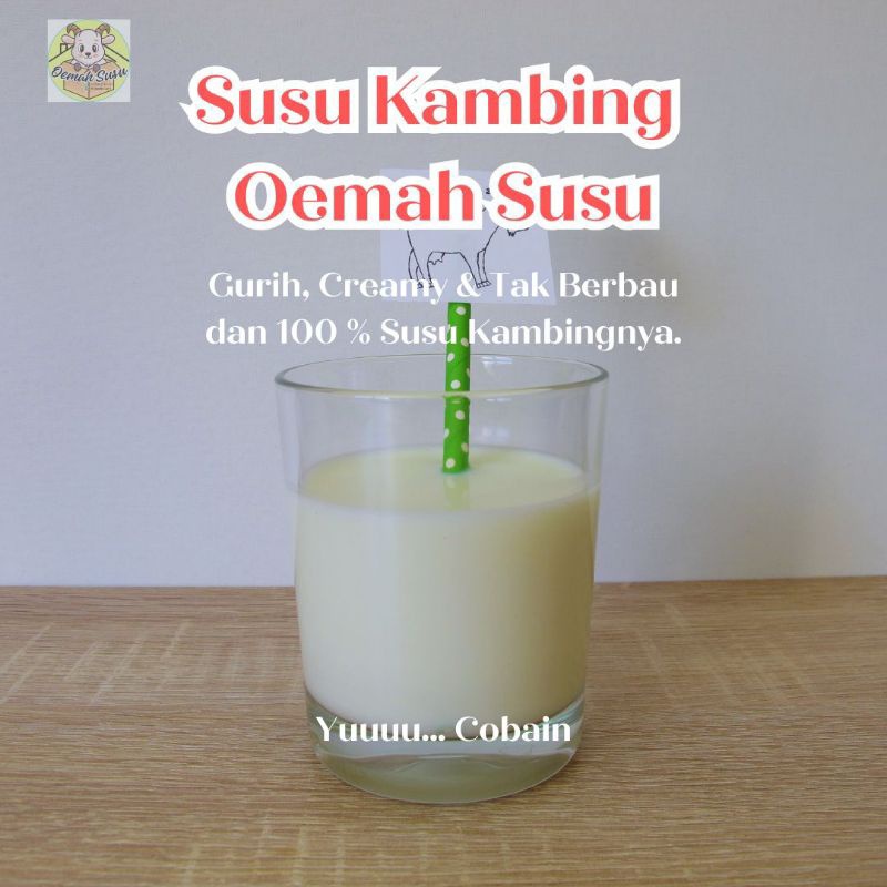 

Susu Kambing Murni Pasteurisasi Organik//Susu Kambing Etawa