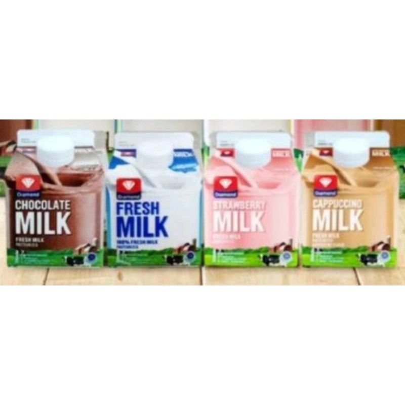 

Diamond Fresh Milk All Variant 350ml