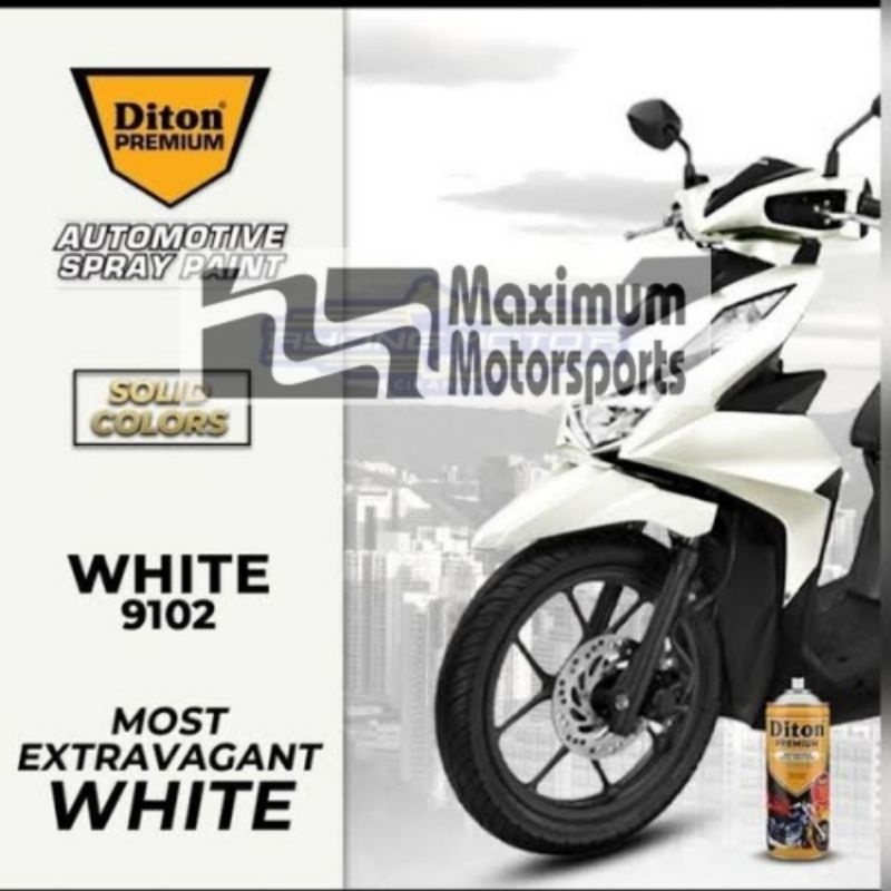 

DITON PREMIUM - 9102 WHITE GLOSS SOLID(PUTIH SUSU/TULANG) - HIGH QUALITY