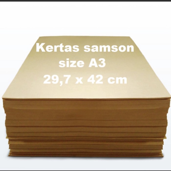

Kertas samson a3 (42 x 29,7 cm )