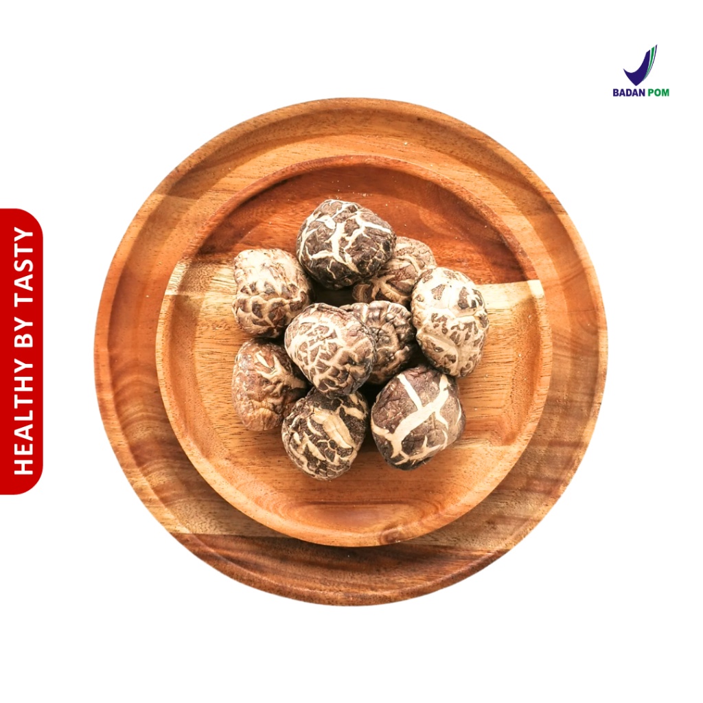 

Jamur Shitake Hioko Xiang Gu Fragrant Mushroom ukuran Kecil 100g
