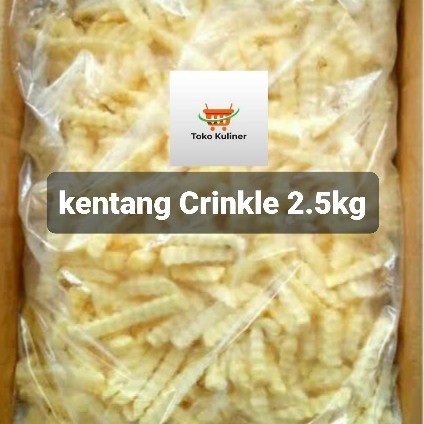 

Kentang Goreng Crinkle Import 2.5 kg