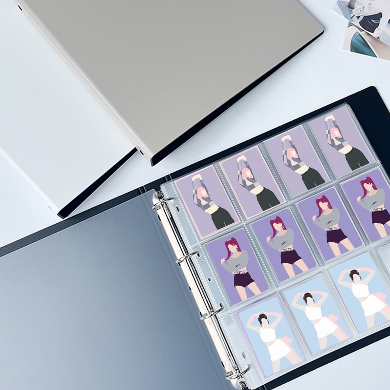 Photo Card Binder Kpop Photocards Holder Binder Large Capacity 3 Inch Photo Album Sleeves Cover Idol