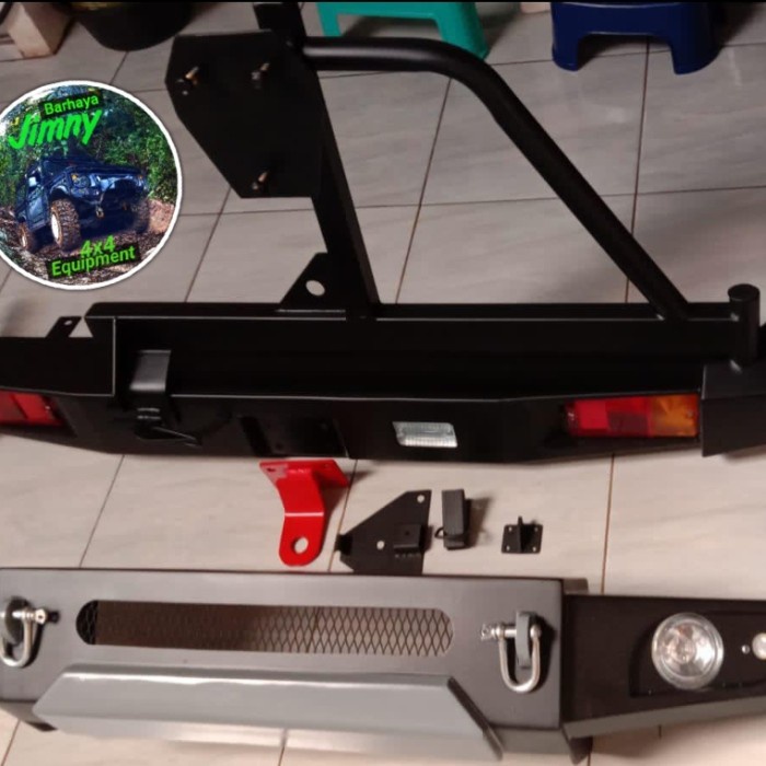 Bemper Depan Katana Set Belakang Jimny Dudukan Ban Serep Variasi Arb