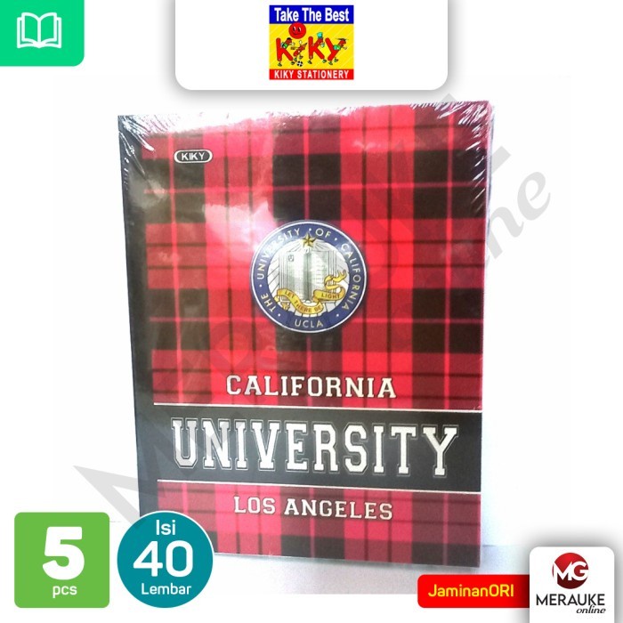 

ATKJaya- Buku Tulis KIKY Diktat Kuliah 40 Lembar (Pack isi 5 Buku)