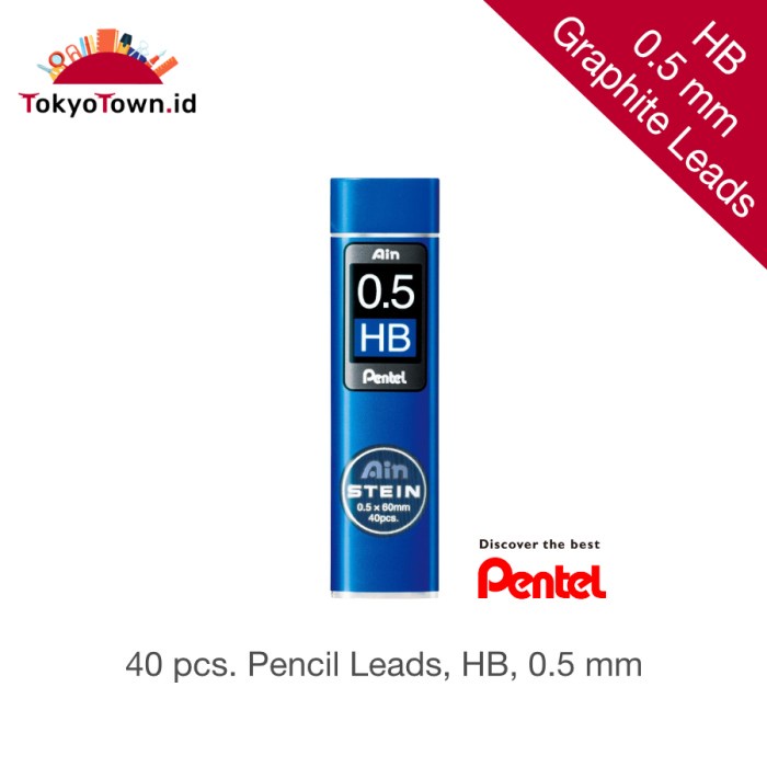 

ATKJaya- Pentel Ain Stein Leads for Mechanical Pencil 0.5 mm