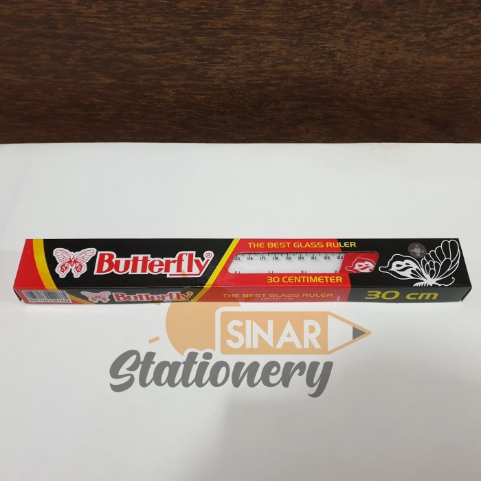 

ATKJaya- Penggaris 30cm butterfly 1pak isi 12pc