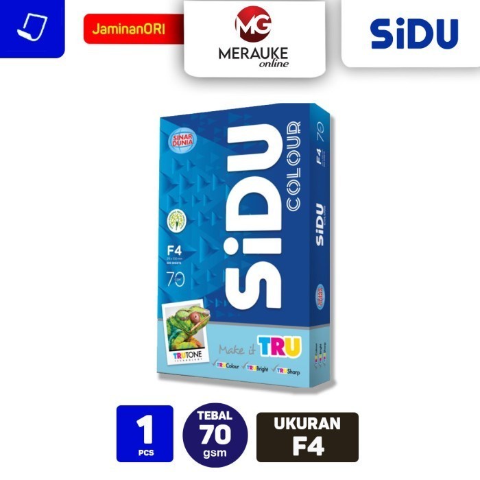 

ATKJaya- Kertas HVS SiDU Warna F4 70 GSM