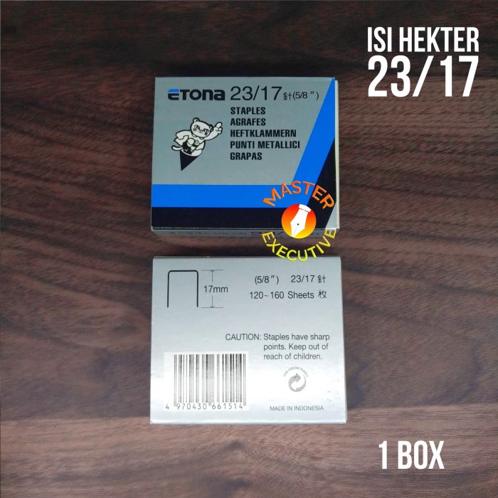 

ATKJaya- Etona 23/17 - 5/8 " Isi Staples - Hekter - Stapler