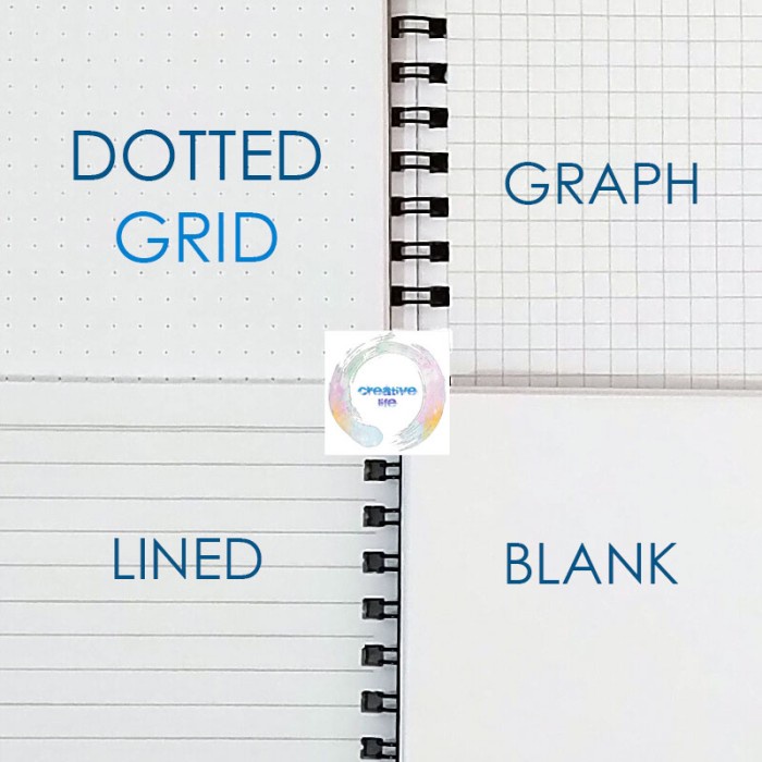 

ATKJaya- Notebook / Sketch book Spiral DOT Grid / GRAPH A4 Buku tulis
