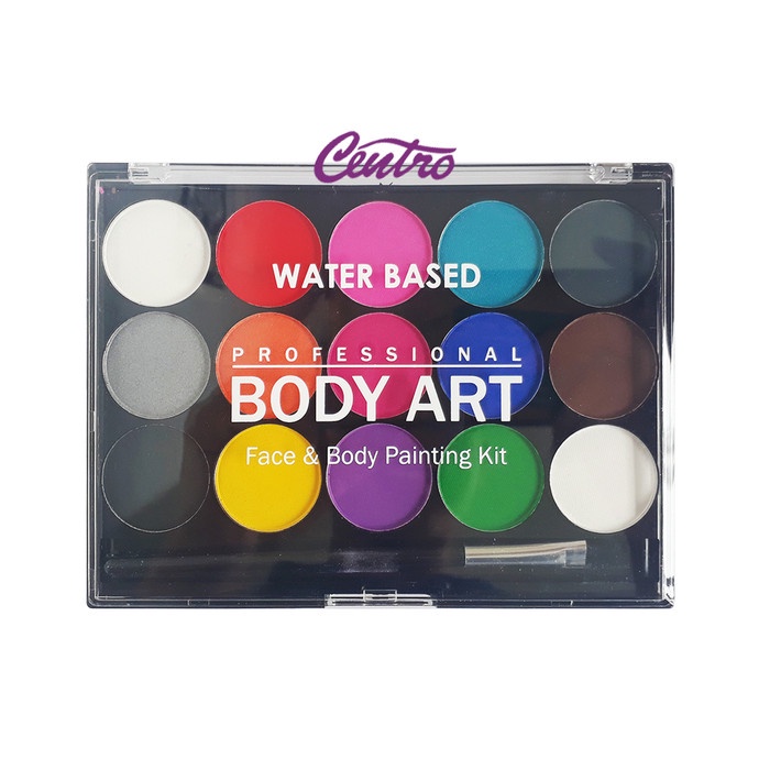 

ATKJaya- Professional Body Art Face And Painting Kit 15 Color Set + 1 Brush