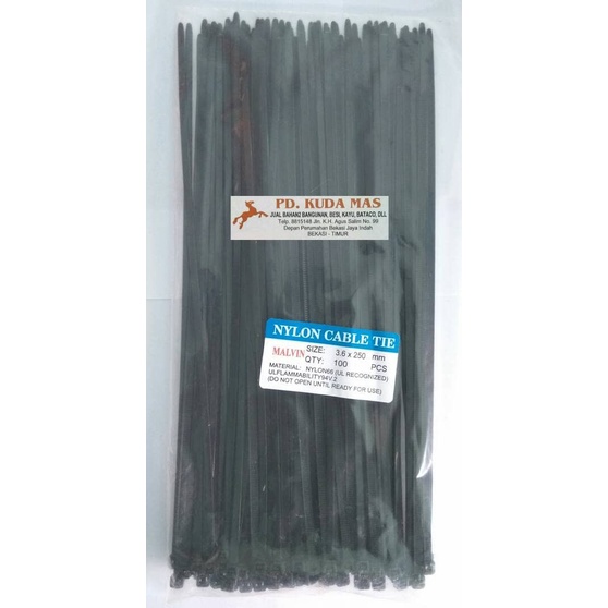 

ATKJaya- Cable Ties Nylon 25 cm Hitam