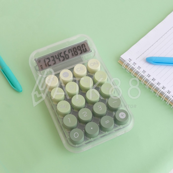 

ATKJaya- Kalkulator Kincizen KC-819 Gradient Calculator Fancy Transparant Lucu