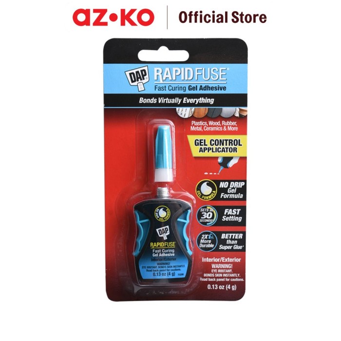 

ATKJaya- AZKO Dap 3.8 Ml Lem Gel Rapidfuse Tougher Gel