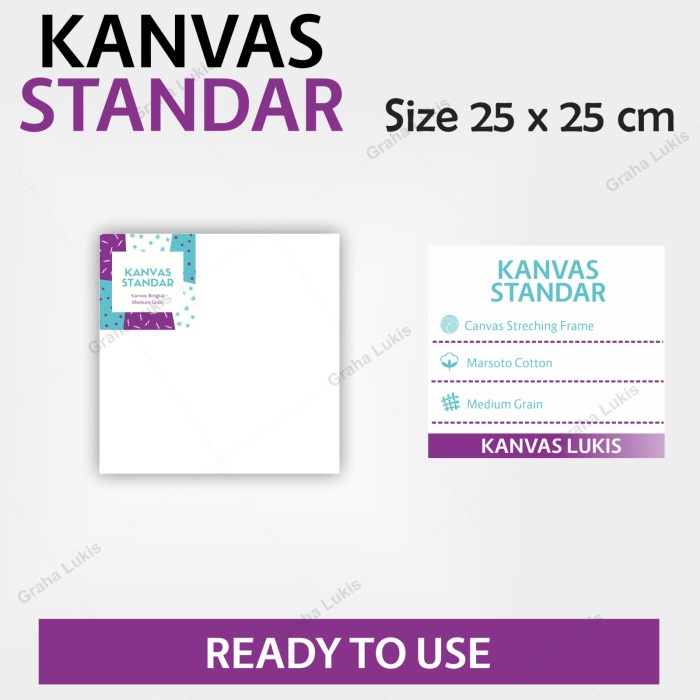

ATKJaya- Kanvas Standar 25X25cm