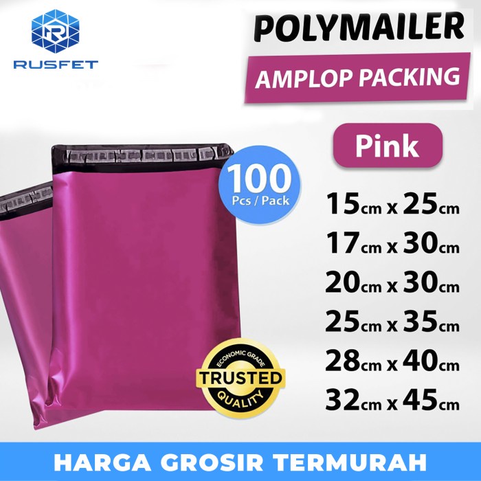 

ATKJaya- Polymailer PAcK TERMURAH Amplop Plastik Packing Olshop Ekonomis