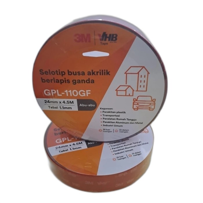 

ATKJaya- 3M Double Tape VHB,size:24mm x 4,5M
