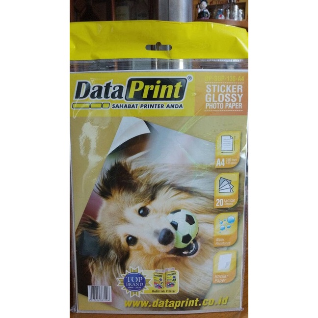 

ATKJaya- PAPER DATAPRINT STICKER GLOSSY 135GRM
