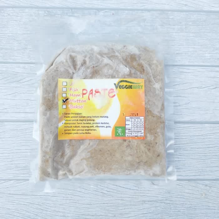 

Veggieway Pasta Daging Cincang Vegetarian Ji Fish Ham Mutton Paste
