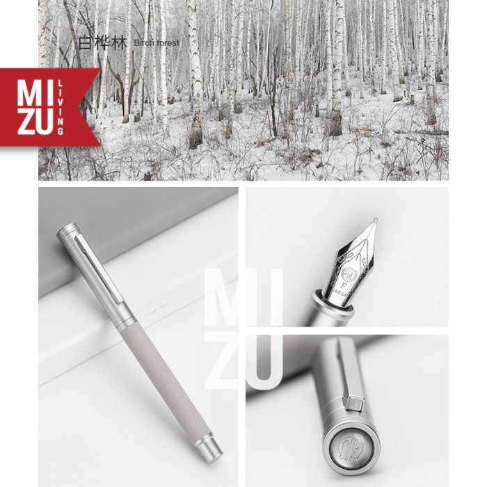 

HONGDIAN BLACK FOREST SERIES FOUNTAIN PEN GIFT SET BLACK TITANIUM NIB