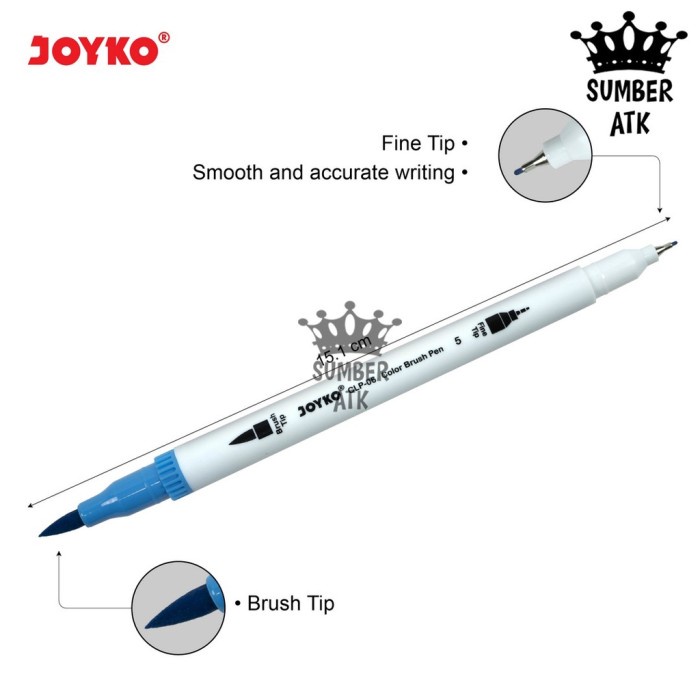 

COLOR BRUSH PEN PENA KUAS WARNA JOYKO CLP-40 48 WARNA COLOR