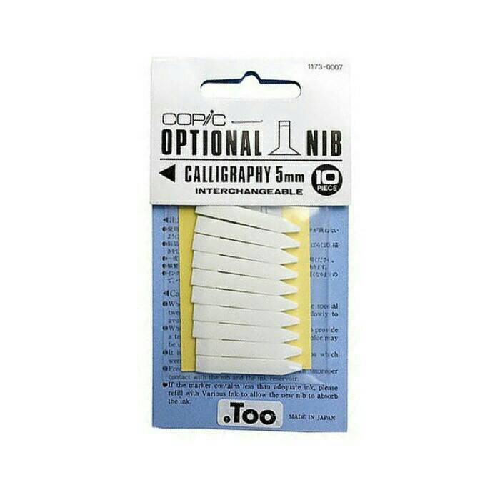 

COPIC OPTIONAL NIB CALLIGRAPHY 5 MM SET [10 PCS]