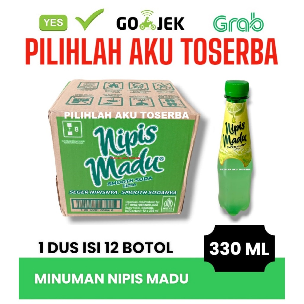 

Minuman NIPIS MADU Lime Soda Pet 330 ml - ( HARGA 1 DUS isi 12 botol )