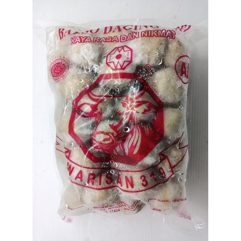 

BAKSO SAPI WARISAN 319 AB ISI 50 PCS