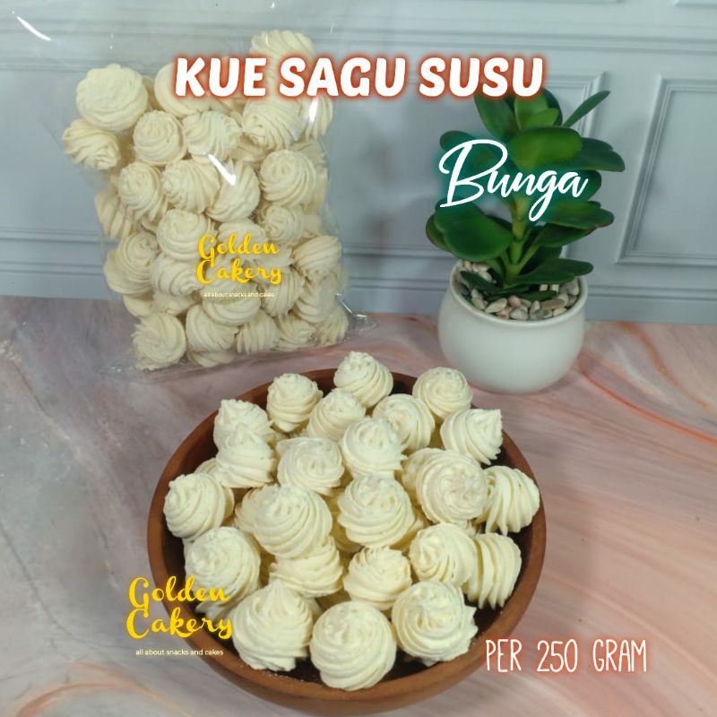 

Kue Sagu Susu Bunga Mini / Kue Sagu Mini