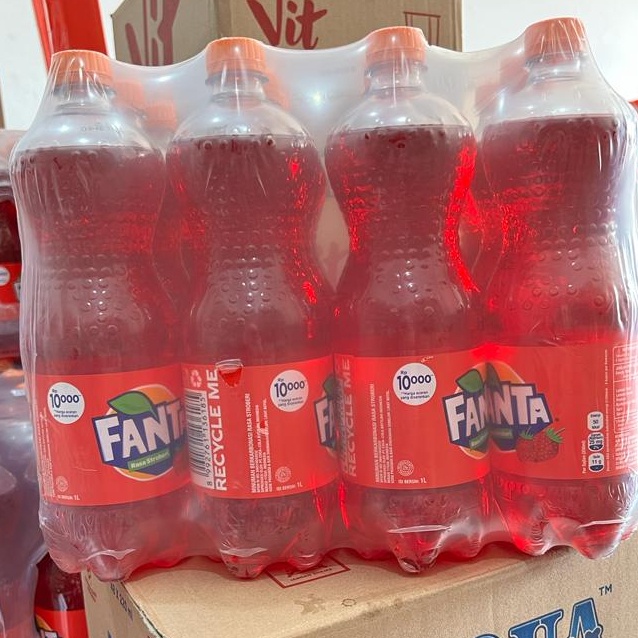 

FANTA STRAWBERRY 1 LITER (1L x 12 Botol)