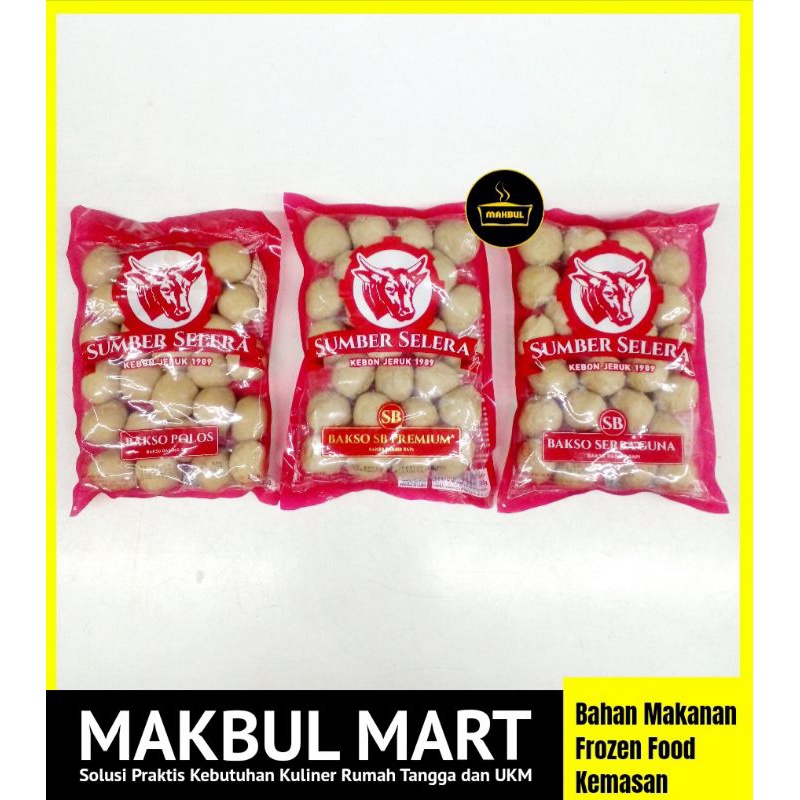 

Sumber Selera Bakso Polos, SB Premium, Serbaguna isi 25