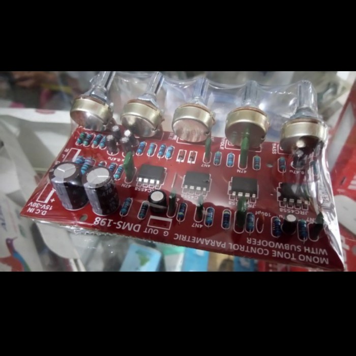 Kit Tone Control Parametrik Plus Subwoofer Dms 198 / Dms198 / Dms 198