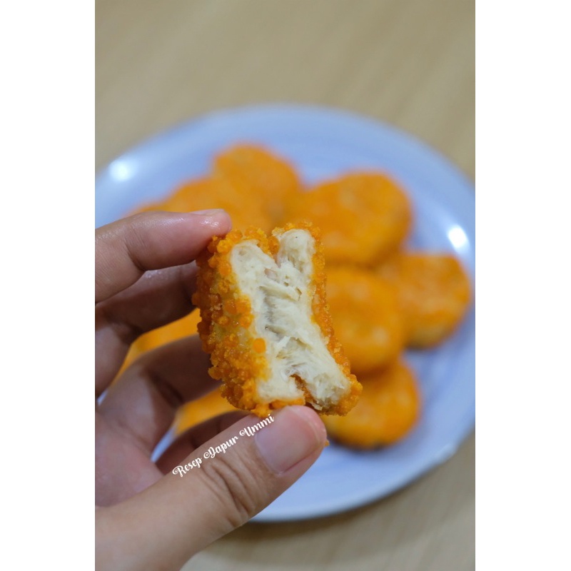 

BUBBLE CRUMBS CHICKEN NUGGET Ayam Crumble Crispy Homemade Non MSG (mirip kanzler)