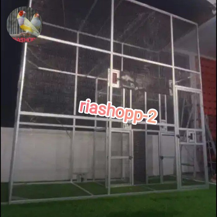 kandang aviary besar mewah bahan holo kuat besar muat 500 burung DiskonJual MurahHarga DiskonObral