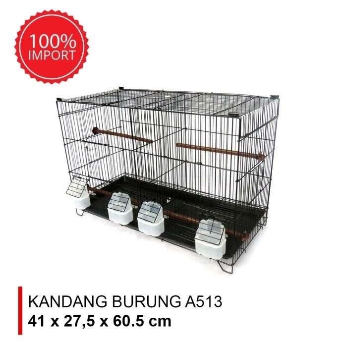Kandang Burung Besi Sekat Import A513 Kandang Perjodohan Burung DiskonJual MurahHarga DiskonObral