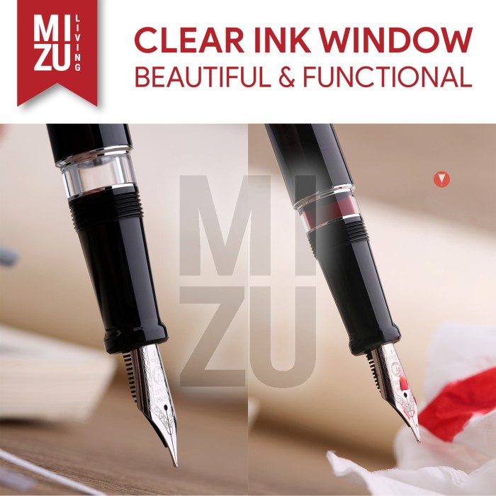 

MAJOHN MOONMAN T5 FIREWORKS PISTON FOUNTAIN PEN INK WINDOW METAL BODY