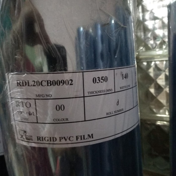 SOUVEN- Plastik Mika Kaku Rigid 0.35mm x 140cm / Plastik Kotak Souvenir