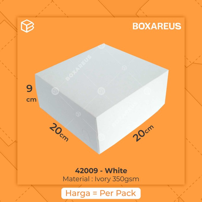 

SOUVEN- Dus Kue, Box Kue, Cake Box, Gift Box, Kado, Souvenir - # 42009-W