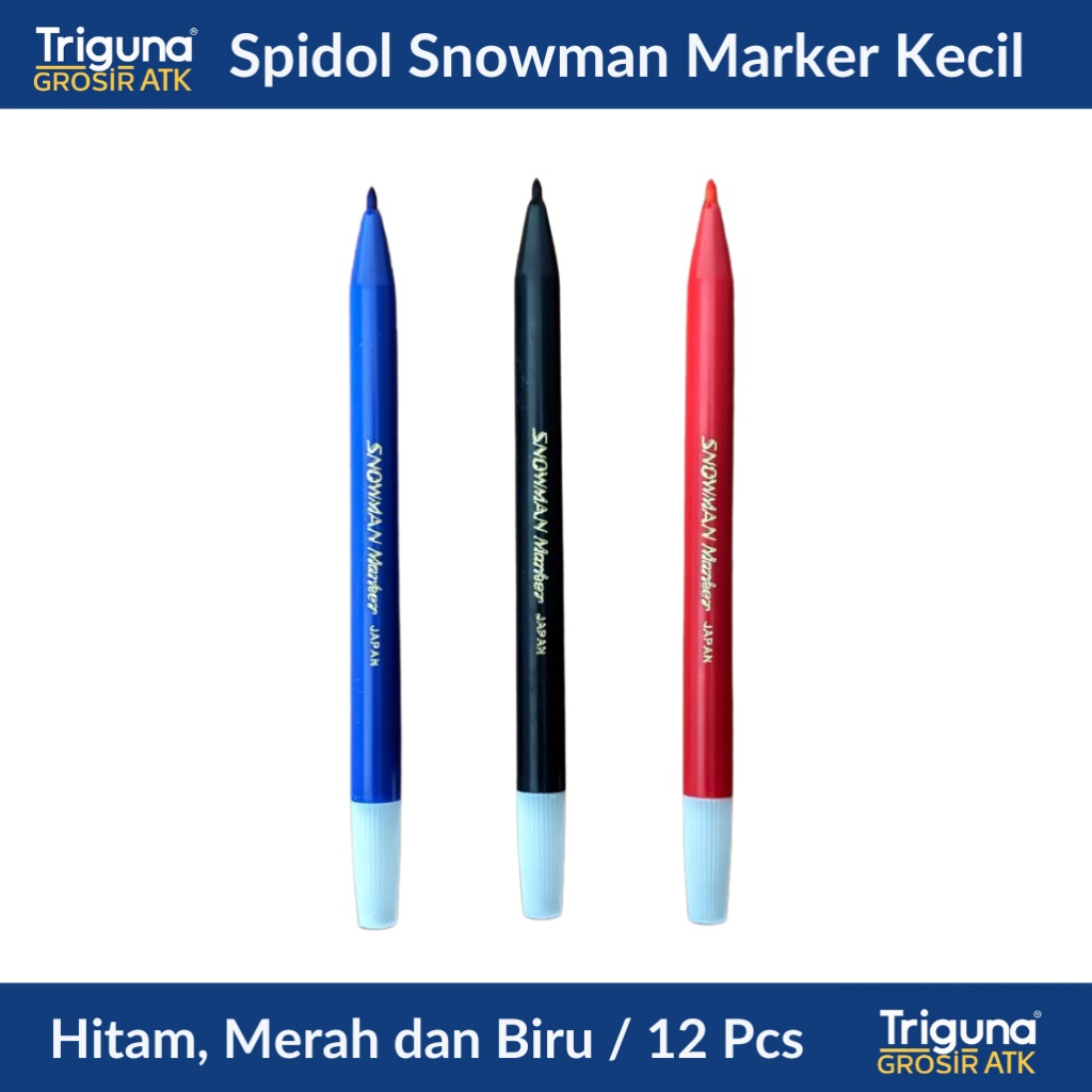 

IK! Spidol Snowman Marker Kecil (12 pcs)