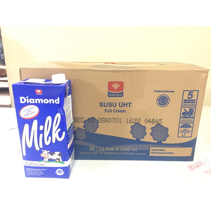 

Susu UHT Diamond 1L - KARTONAN GRAB GOJEK SEPT 2025
