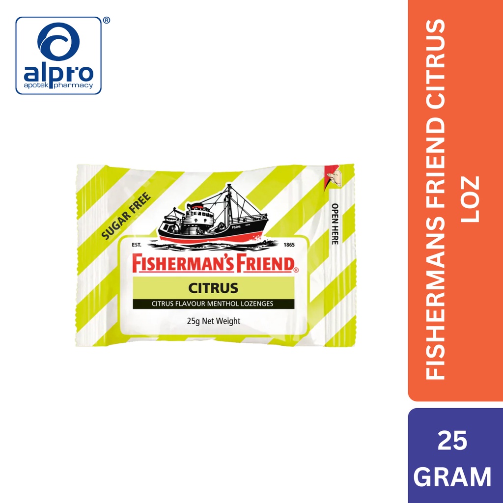 

FISHERMANS FRIEND CITRUS LOZ 25GR