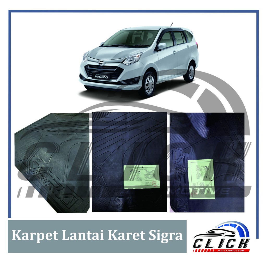 HABISIN STOK Karpet Lantai Karet Mobil Sigra / Karpet Mobil Karet Sigra / Karpet Alas Mobil Sigra