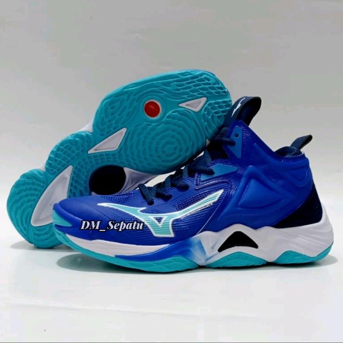 Terlaris Sepatu Voli Wave Momentum 3 Mid Super Premium Impor Grade'ori Sepatu Mizuno Sepatu volly