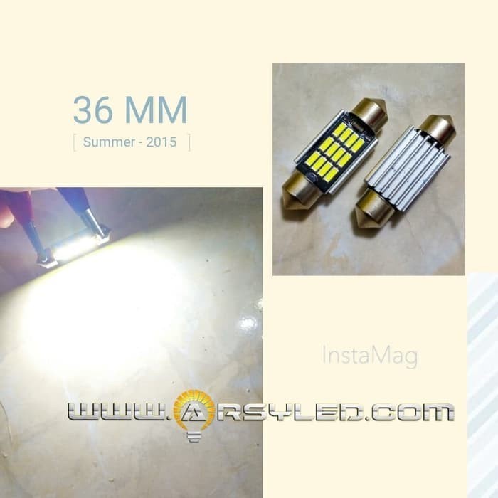 [Good] Lampu Led Plafon Mobil Kabin 39 mm 3030 Suzuki Ertiga Bagian Belakang