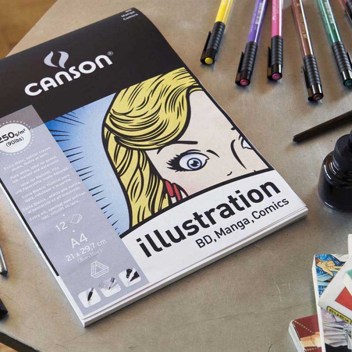 

PAKET ILLUSTRATION (CANSON ILLUSTRATION DAN DRAWING PEN SET)